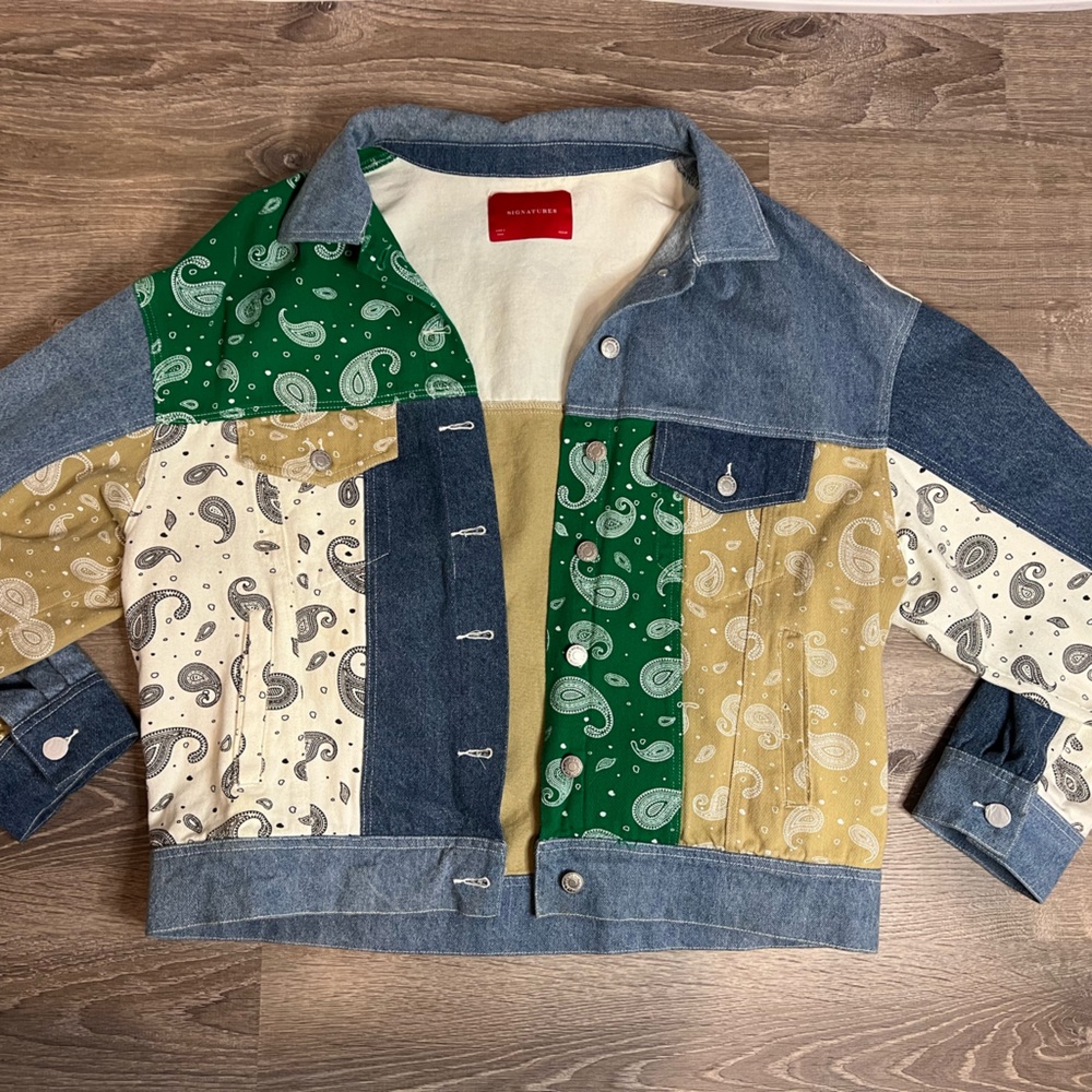 Unisex Paisley Patchwork Jacket